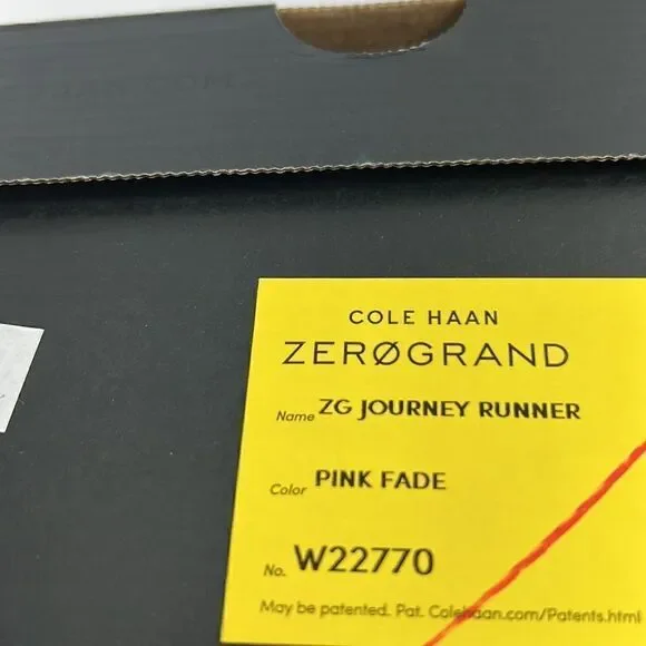 Cole Haan Zerogrand Journey Runner Sneakers Pink Fade - Size 7 M-NIB - Picture 7 of 7
